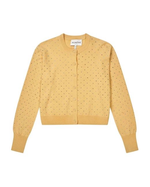 Munthe Truien & Vesten ,Geel ,Cardigan in het Yellow
