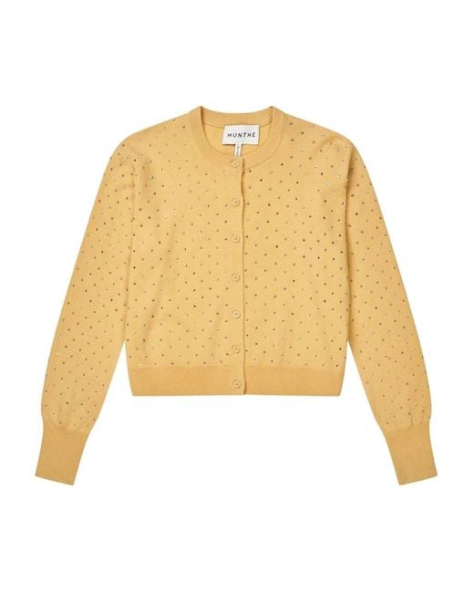 Cardigans Munthe en coloris Yellow