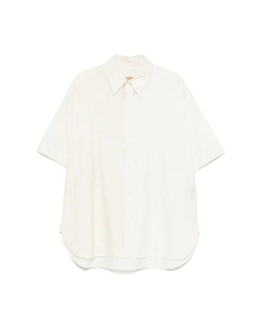 Uma Wang Teorya Top in het White voor heren