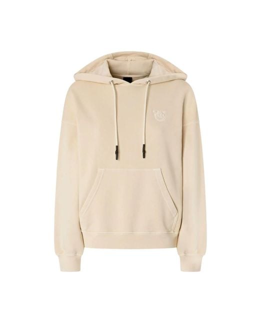Pinko Natural Beiger Sweatshirt Aw25 Stilvolles Design