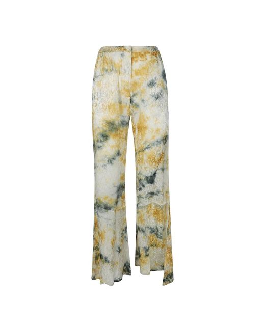 Mes Demoiselles Yellow Wide trousers