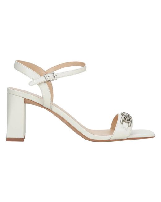 ESTRO White High Heel Sandals