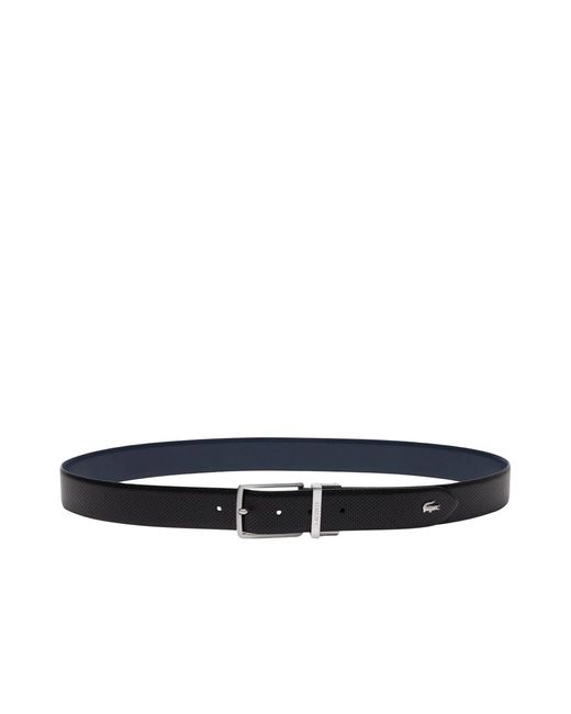 Lacoste Wendbarer ledergürtel rc4097 schwarz in Blue für Herren