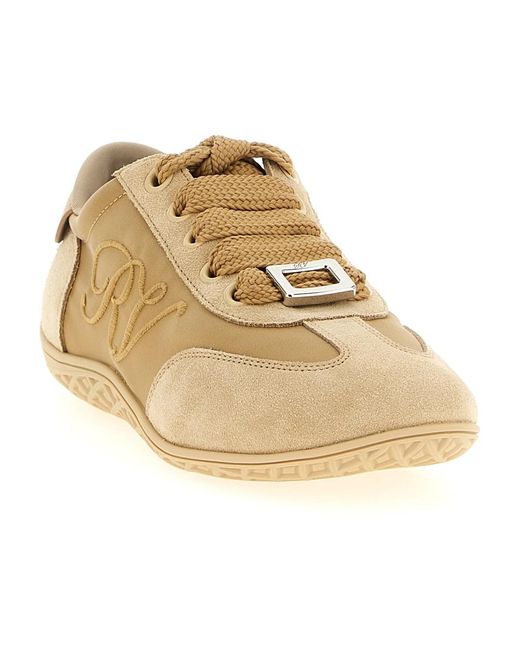Roger Vivier Natural Sneakers