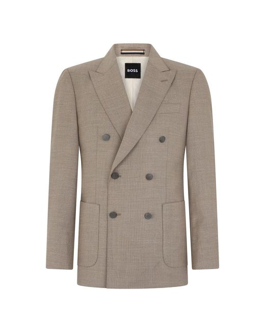Boss Brown Blazers for men