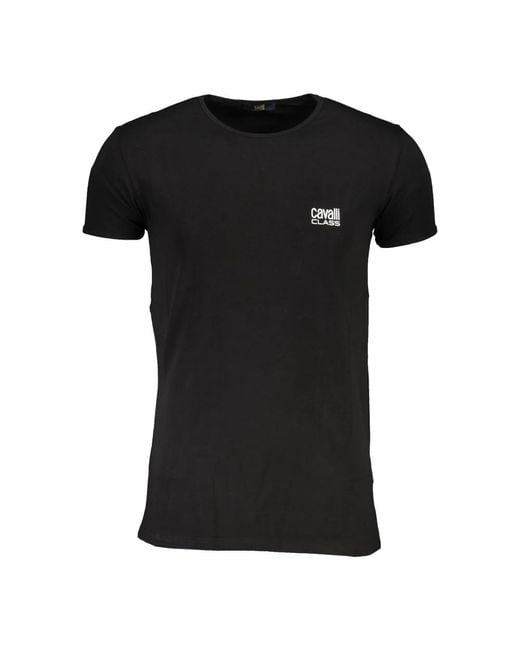 Roberto Cavalli Black T-Shirts for men