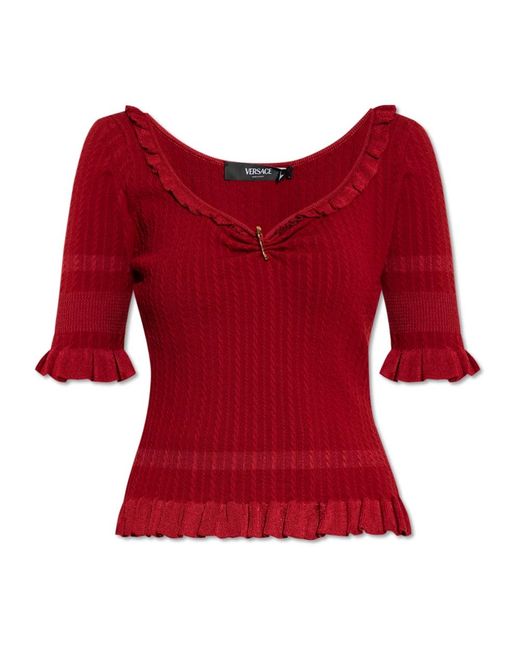Versace Blouses in het Red