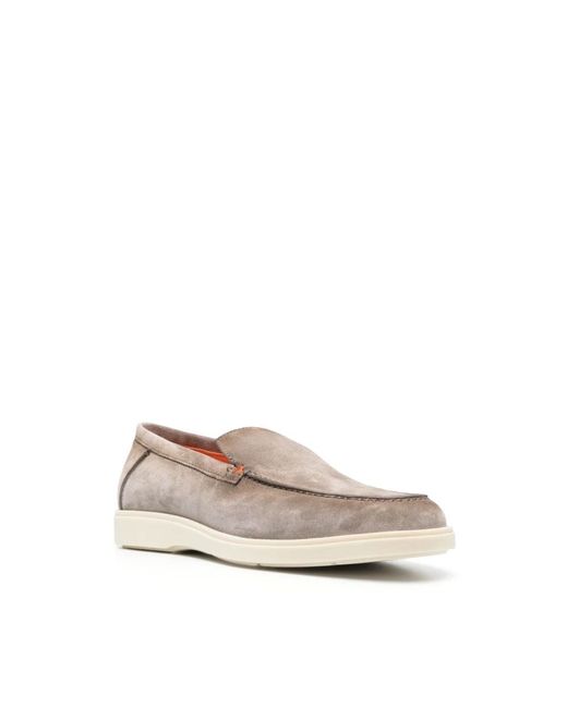 Santoni Natural Loafers for men