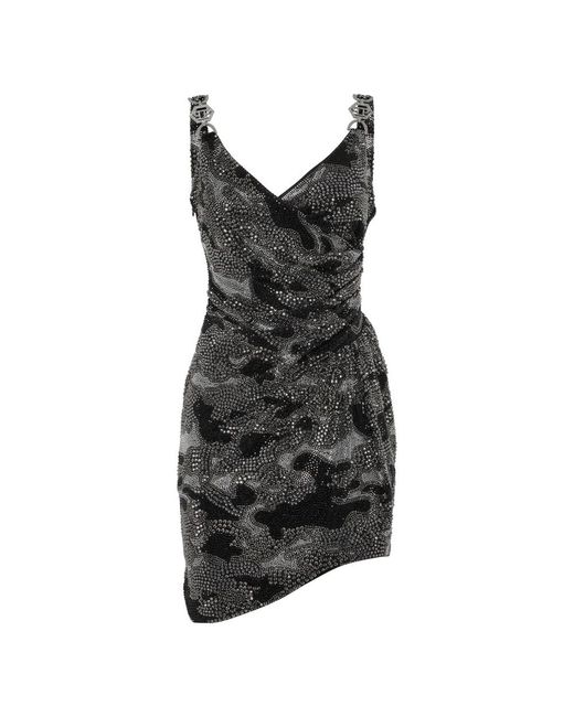 Philipp Plein Korte Jurk in het Black
