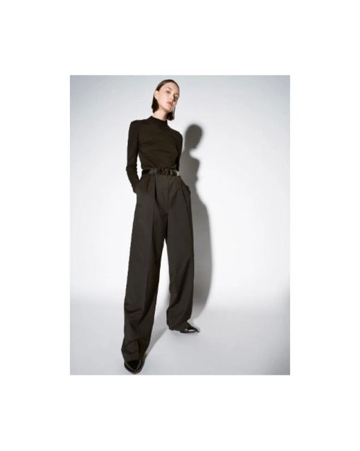 Barbara Bui Black Wide Trousers