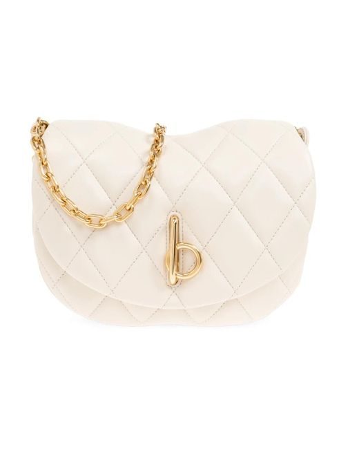 Burberry White Shoulder Bags