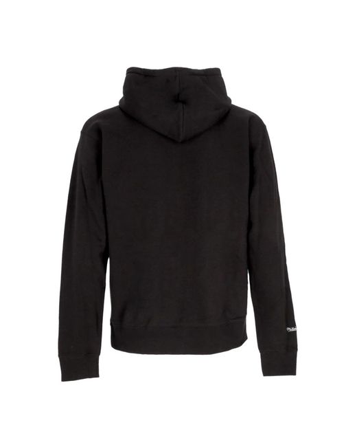 Mitchell & Ness Hoodies & Sweatvesten ,Zwart ,Katoen Nba Team Logo Hoodie Zwart in het Black voor heren