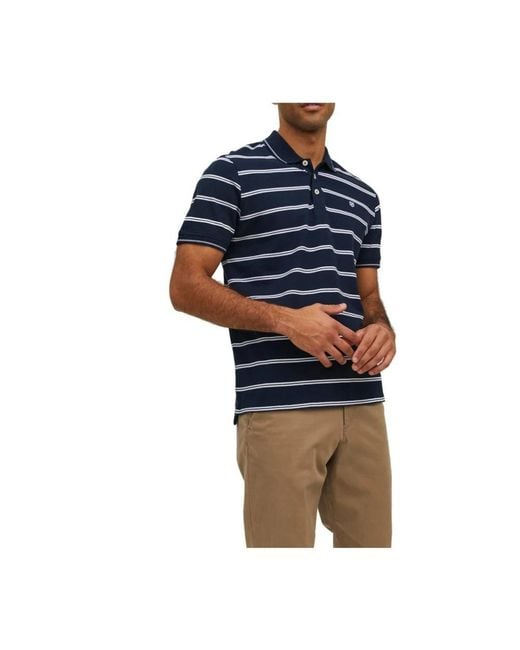 Jack & Jones Blue Polo Shirts for men