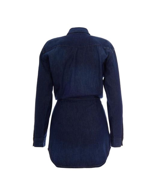 DIESEL Blue Shirt Dresses