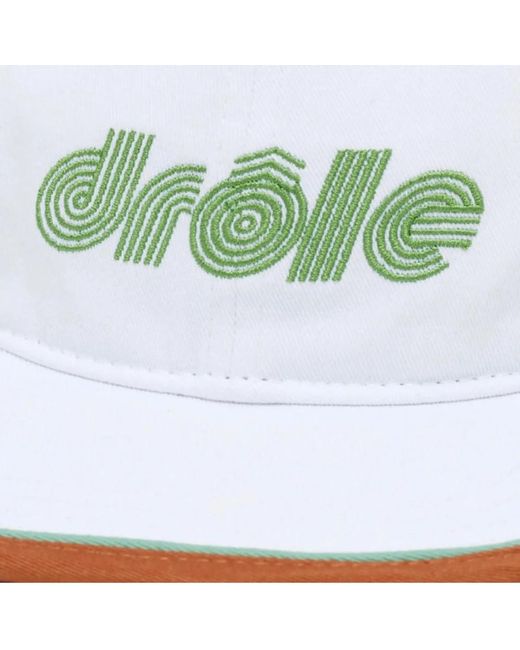 Caps di Drole de Monsieur in White da Uomo