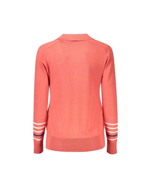 North Sails Pink V-Neck Knitwear