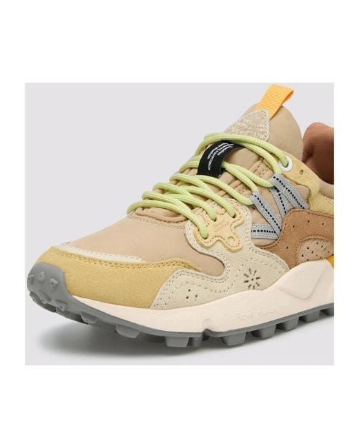 Flower Mountain Natural Sneakers for men