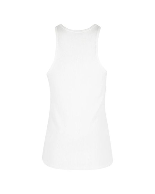 Anine Bing White Sleeveless Tops
