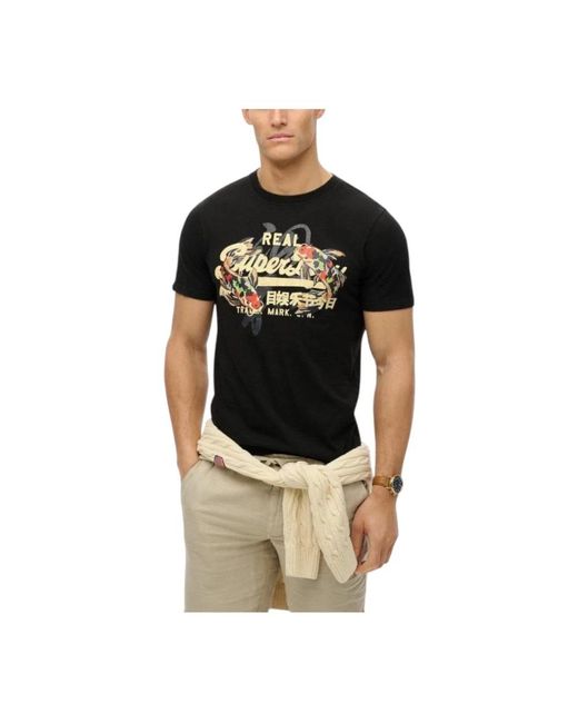 Superdry Black T-Shirts for men