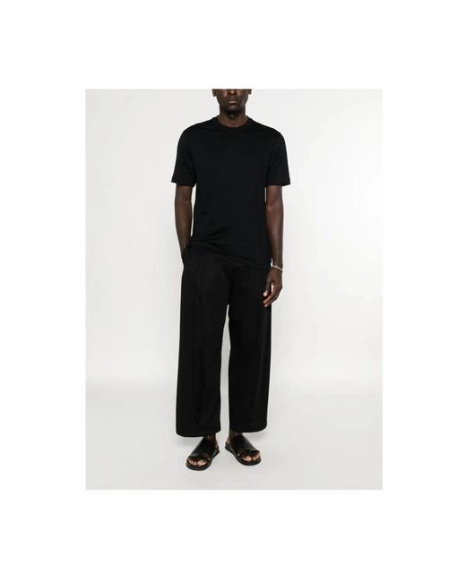 Zanone Black T-Shirts for men