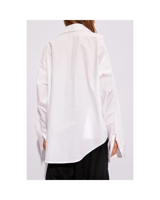 Balenciaga White Hemd mit einer tasche