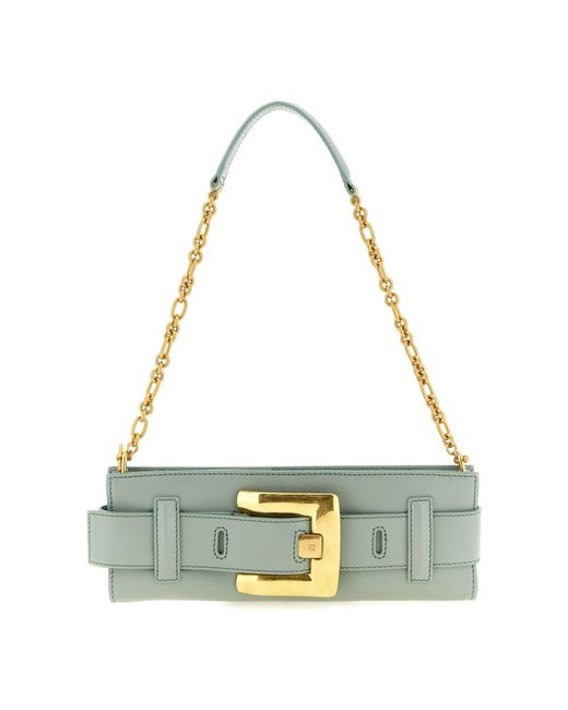 Balmain Green Shoulder Bags