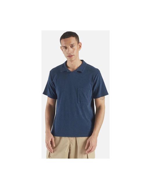 Tops > polo shirts Universal Works pour homme en coloris Blue