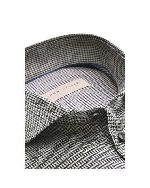 John Miller Gray Casual Shirts for men