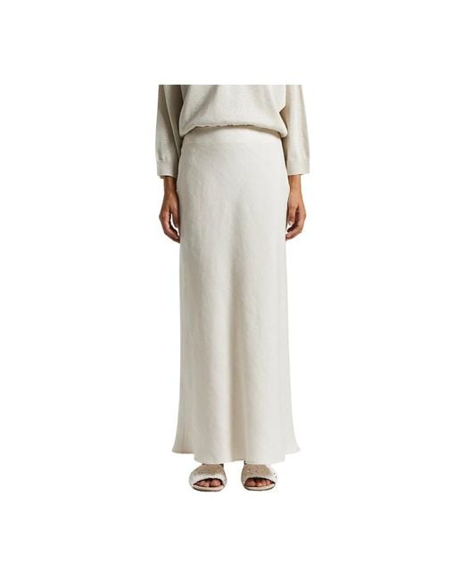 Maxi Skirts Peserico de color Natural