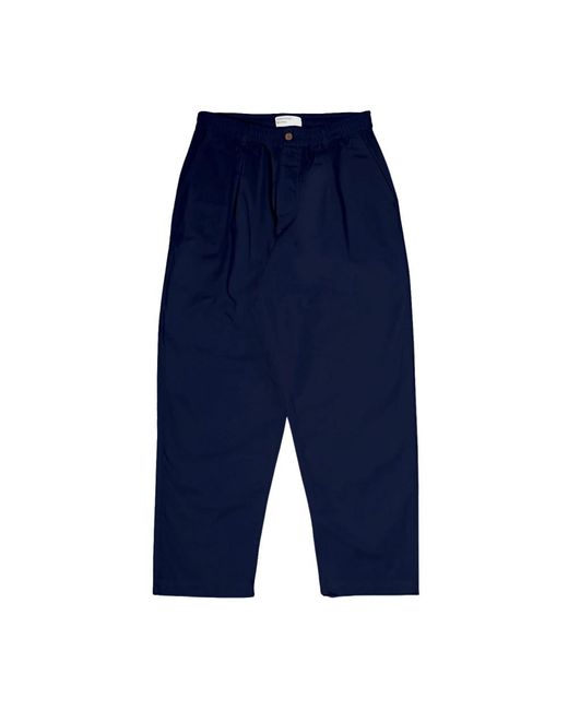 Trousers > wide trousers Universal Works pour homme en coloris Blue