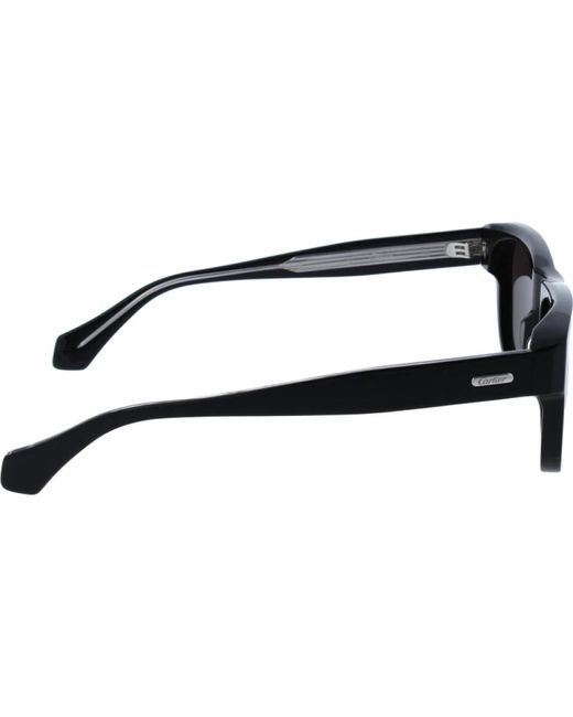 Cartier Black Klassische sonnenbrille schwarzer rahmen