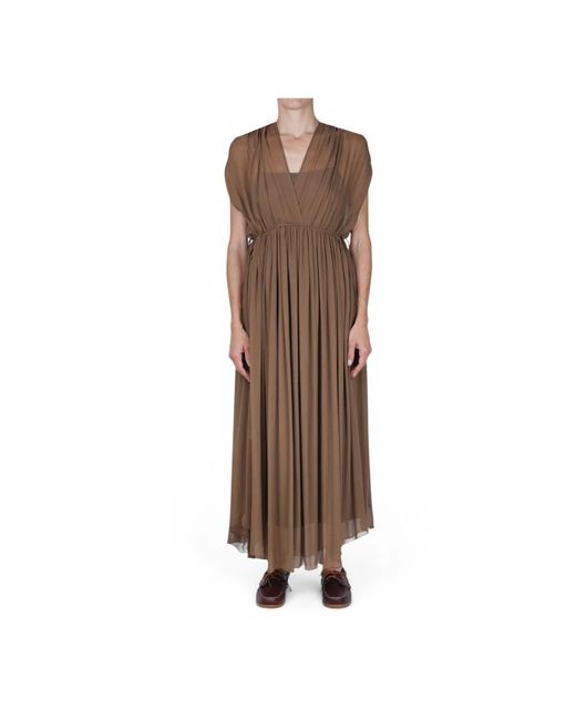 Maxi Dresses Jucca de color Brown