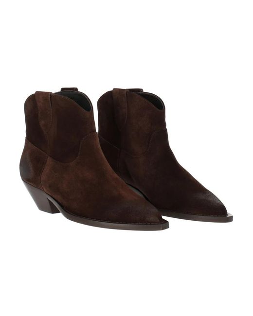 Via Roma 15 Brown Cowboy & Biker Boots