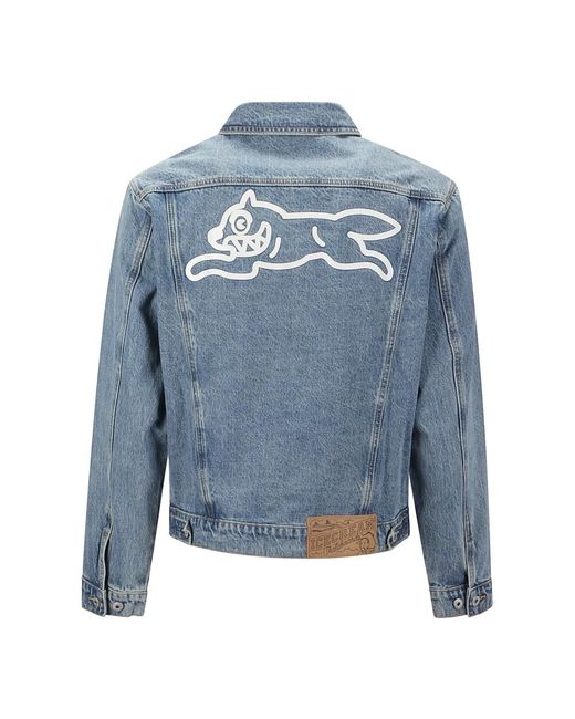 ICECREAM Blue Denim Jackets for men