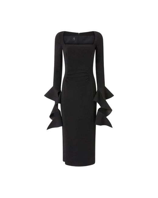 Pinko Kleedjes ,Zwart ,Maxi Jurk in het Black
