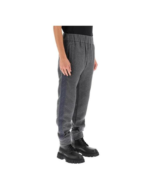 Fendi Gray Sweatpants for men