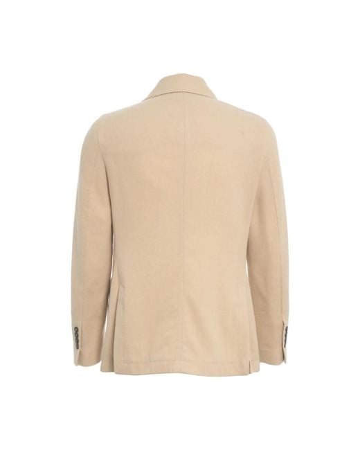 Circolo 1901 Beiger Doppelreihiger Blazer Aw25 in Natural für Herren