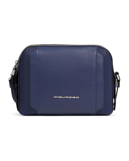 Piquadro Blue Camera Case Bag