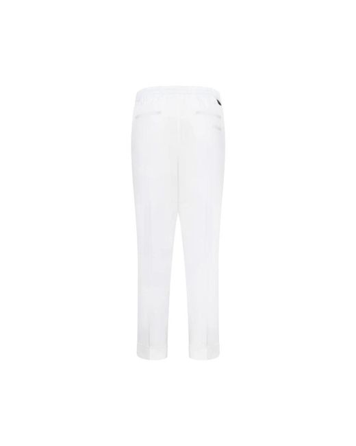 Low Brand White Suit Trousers for men
