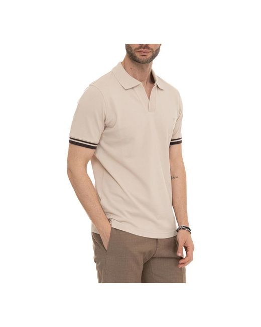 Fay Natural Polo Shirts for men