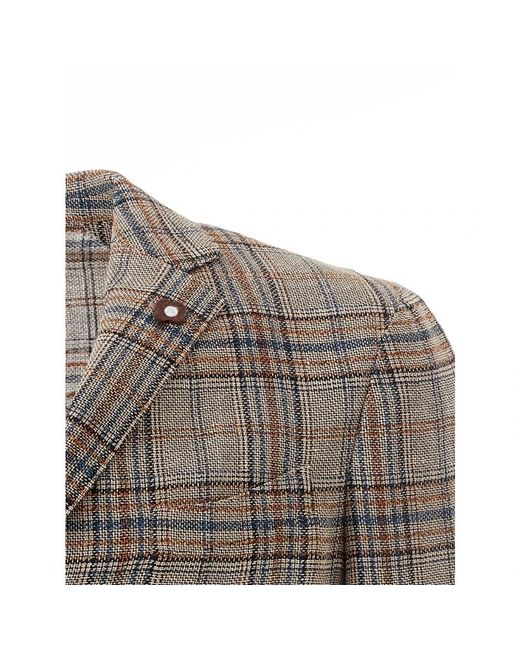 Lardini Gray Blazers for men