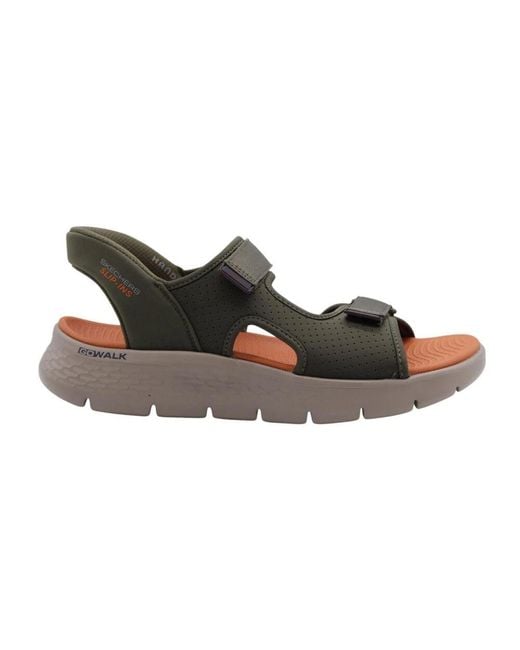 Skechers Brown Flat Sandals for men