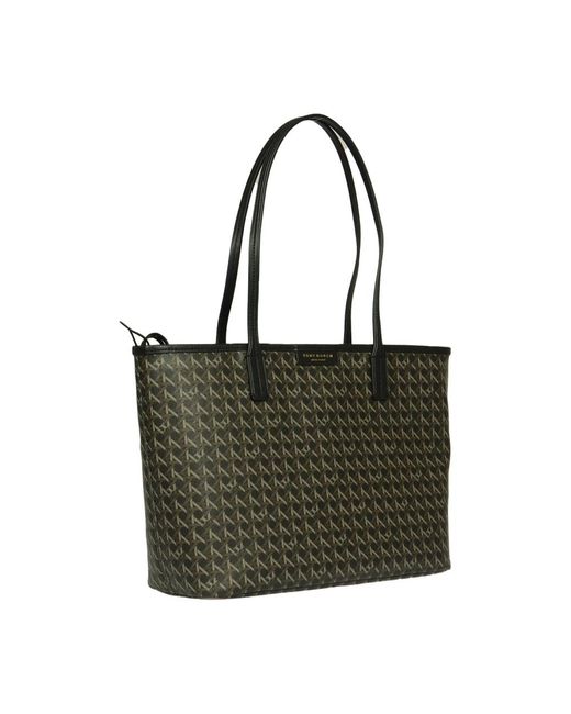 Tory Burch Green Schwarze kleine tote tasche