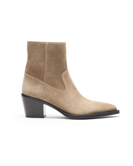 Stuart Weitzman Brown Cowboy Boots
