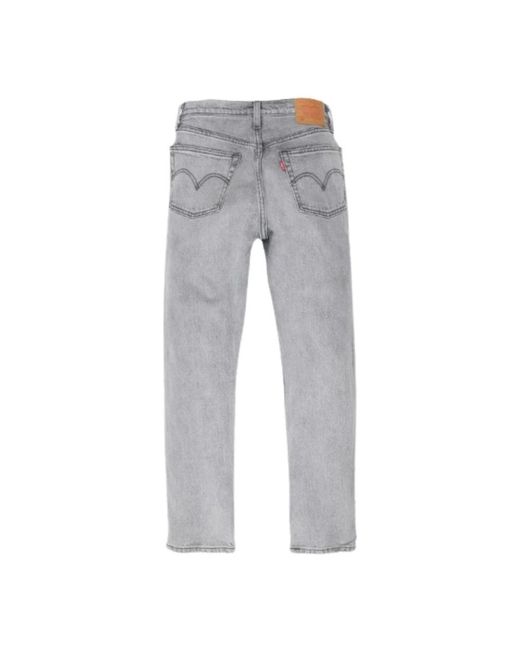 Levi's 501 Crop Ashed Out in het Gray