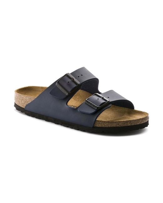 Birkenstock Blue Arizona Soft Footbed Narrow Sandal