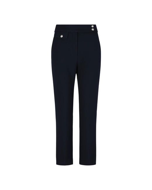Veronica Beard Blue Slim-Fit Trousers