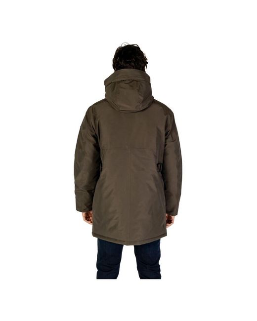 Giacca verde in poliammide di Replay in Brown da Uomo