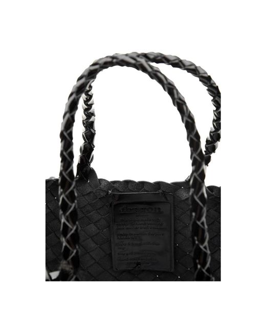 Dragon Diffusion Black Tote Bags