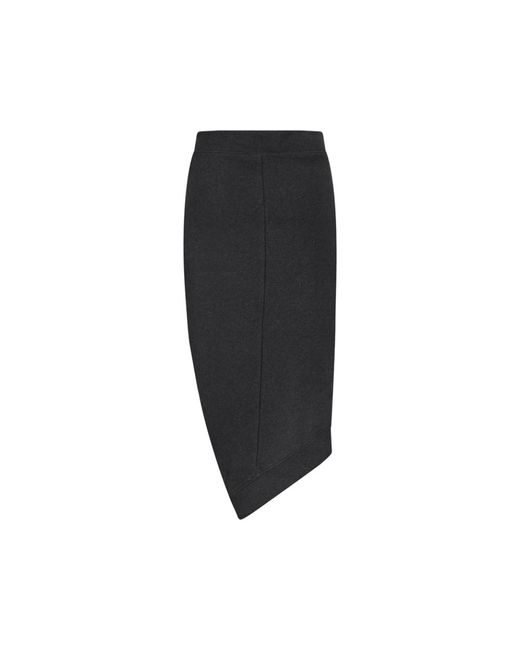 The Attico Elegante Midi Rok Voor Vrouwen in het Black